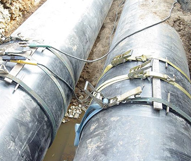 伊敏鋼套鋼保溫管施工現(xiàn)場(chǎng)